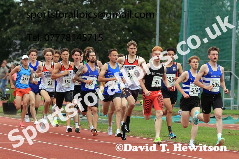 1500 metres, 2025 NEGP No 5 Monkton, Wednesday, July 23rd. Photo: David T. Hewitson/Sports for All Pics